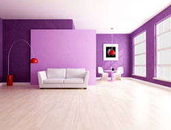 紫色时尚客厅